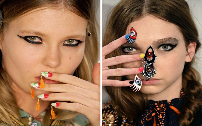 Những mẫu nail siêu 'độc' tại New York Fashion Week