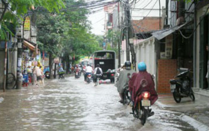 Bắc Bộ mưa to liên tiếp 3 ngày tới