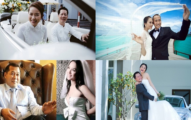 Thân thế 5 ông chồng đại gia của mỹ nhân Việt