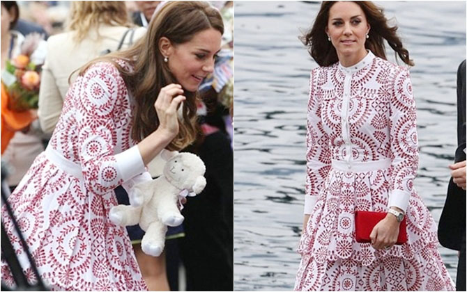 Công nương Kate Middleton diện váy hơn 100 triệu đồng