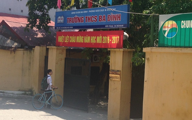 Trường THCS Ba Đình xin lỗi vì tin nhắn "con ông bà học ngu như bò"