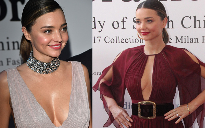 Gái một con Miranda Kerr khoe vòng 1 "trông mòn con mắt"