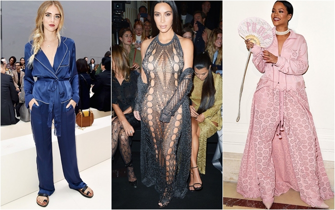 Sao đua diện đồ kỳ quặc suốt Paris Fashion Week