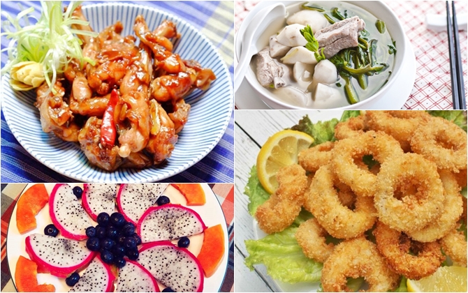 Ngày nghỉ trổ tài nấu toàn món ngon ngất ngây