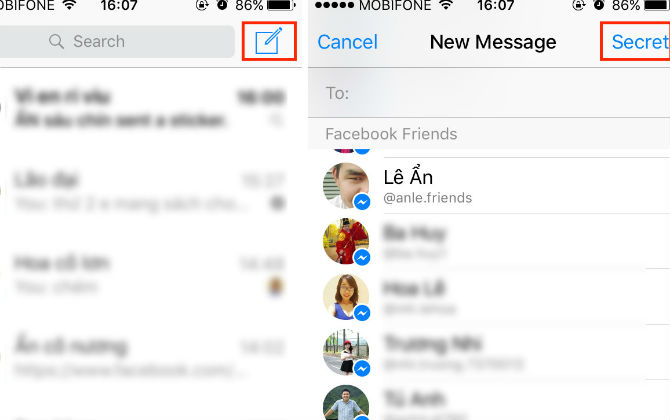 Cách gửi tin nhắn bí mật, tự huỷ trên Facebook Messenger