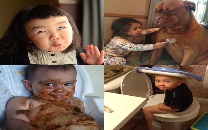 Những tình huống hài hước “khó đỡ” của bọn con nít khiến mẹ không thể giận