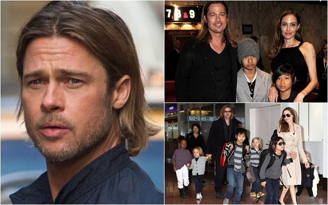 Brad Pitt khóc ròng khi gặp con lần đầu sau ly hôn