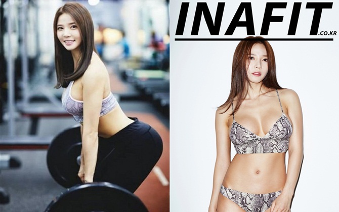 Thân hình 'thần Vệ Nữ' của mỹ nhân phòng gym xứ Hàn
