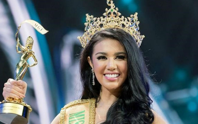 Vẻ gợi cảm của tân Hoa hậu Hòa bình Quốc tế