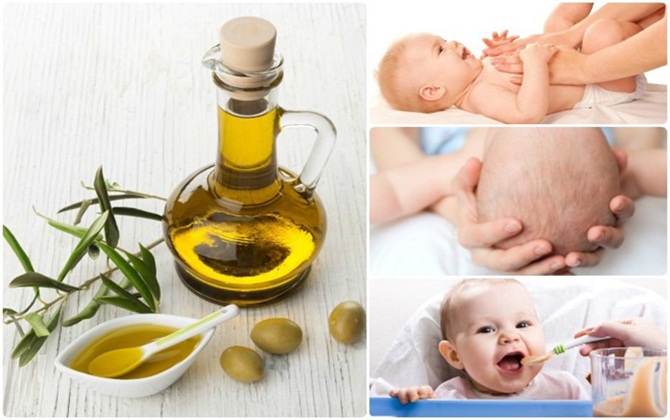 Sai lầm khi massage cho trẻ bằng dầu olive