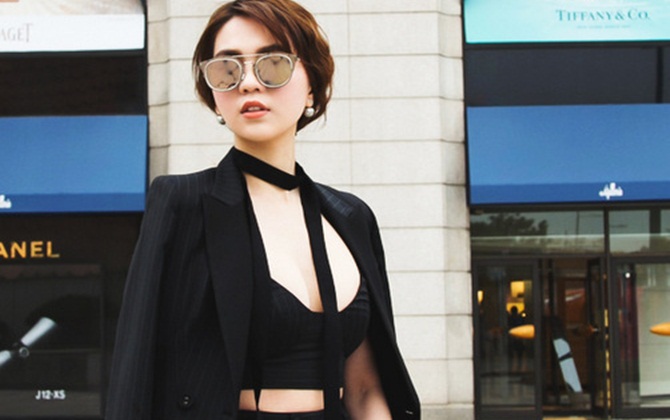 Ngọc Trinh phong phanh khoe vòng ở Seoul