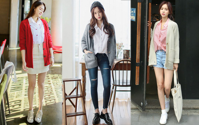 Mix cardigan duyên dáng cho nàng công sở