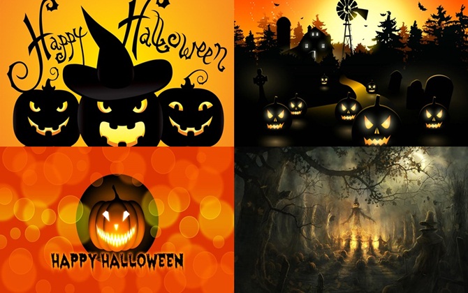 Những hình ảnh Halloween ấn tượng để tặng người thân yêu