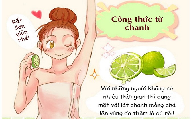 Tạm biệt vùng da thâm dưới cánh tay nhờ 5 công thức tự nhiên