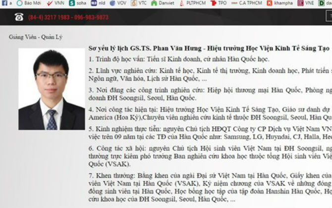 Thầy giáo trung tâm du học chửi bậy: Nghi vấn chức danh giáo sư thuộc đại học "ma"?