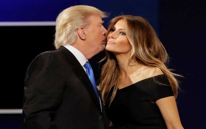 Donald Trump si tình và tôn trọng vợ