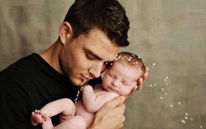 "Tan chảy" với 20 bức ảnh về niềm hạnh phúc của cha bên con