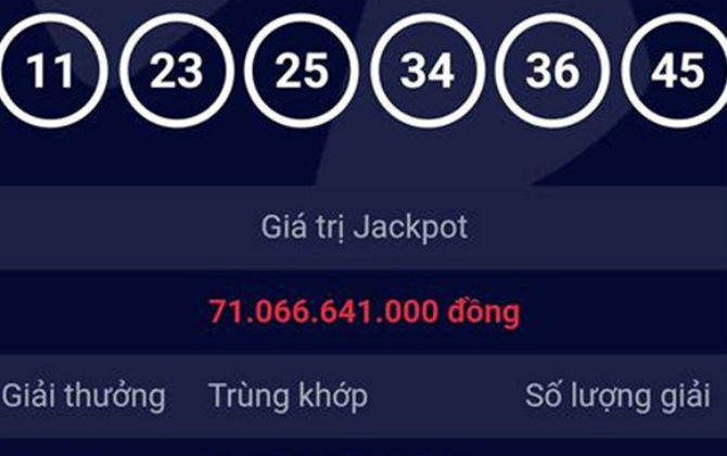 Vé trúng thưởng 71 tỷ đồng được phát hành ở đâu?