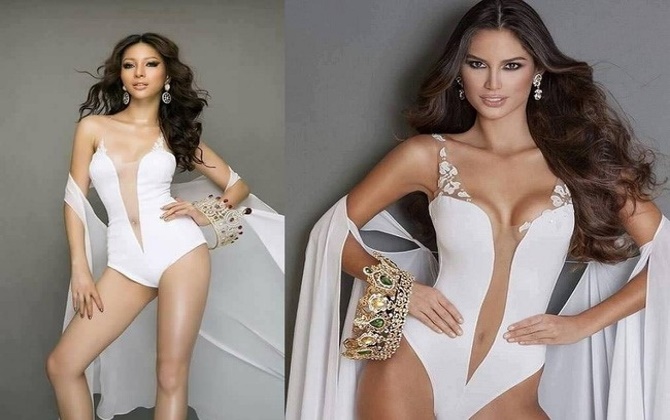 Đại diện VN ở Miss Supranational sao chép Hoa hậu Venezuela