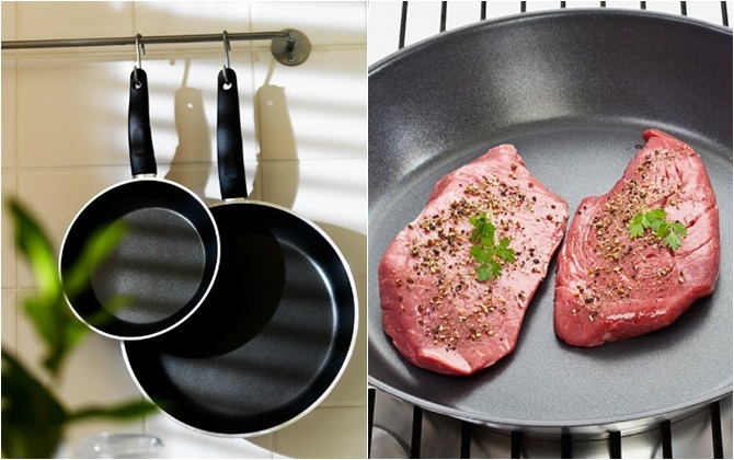 Dùng chảo chống dính đúng cách để bảo vệ sức khỏe