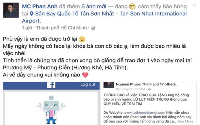 MC Phan Anh lấy lại được facebook 1 triệu người theo dõi, chia sẻ kế hoạch sắp tới