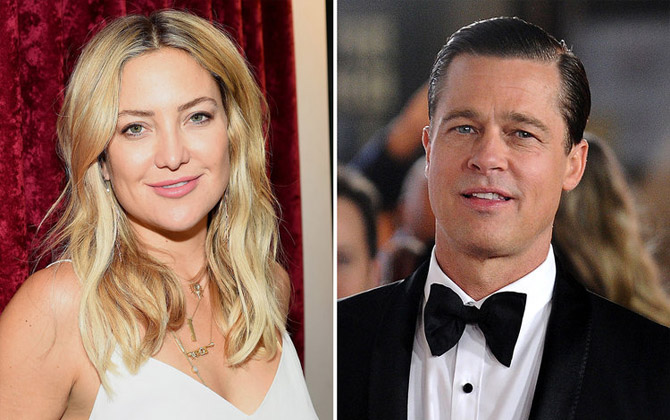 Brad Pitt bí mật hẹn hò Kate Hudson sau khi ly hôn Angelina Jolie?