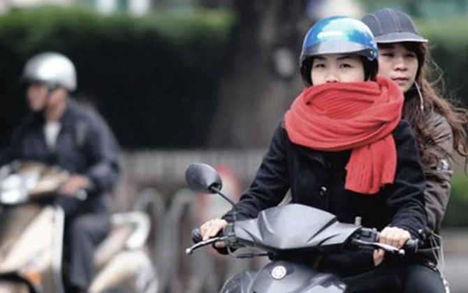 Ngày 15/12: Hà Nội rét âm u 13 độ