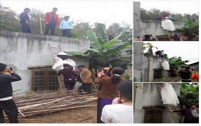 Cô dâu Bắc Kạn hì hụi trèo tường về nhà chồng: Đừng bao giờ tin và làm theo những lời mê tín!