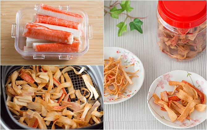 Tự làm snack thanh cua, món quà vặt cực ngon dịp Tết này