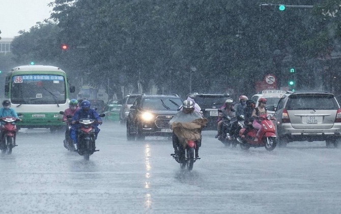 Thời tiết 15/1/2017: Bắc Bộ mưa nhỏ trời rét, Nam Bộ mưa vừa và to trên diện rộng