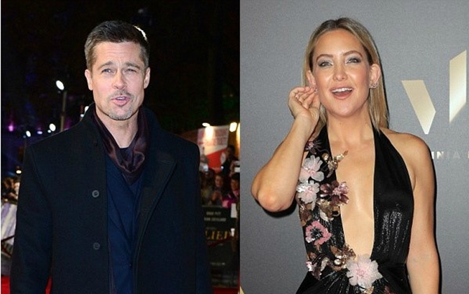 Brad Pitt đang hạnh phúc bên Kate Hudson