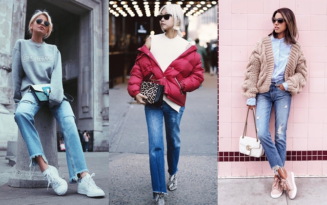 Instagram tuần qua: Lạnh thế này thì quần jeans lại 'lên ngôi' rồi