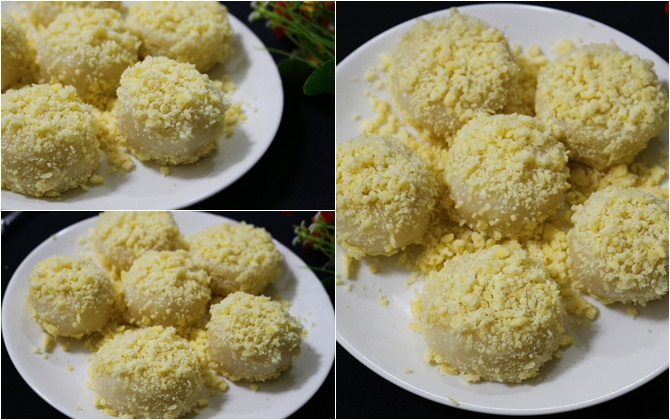 Tự làm bánh dầy đậu xanh tại nhà không khó
