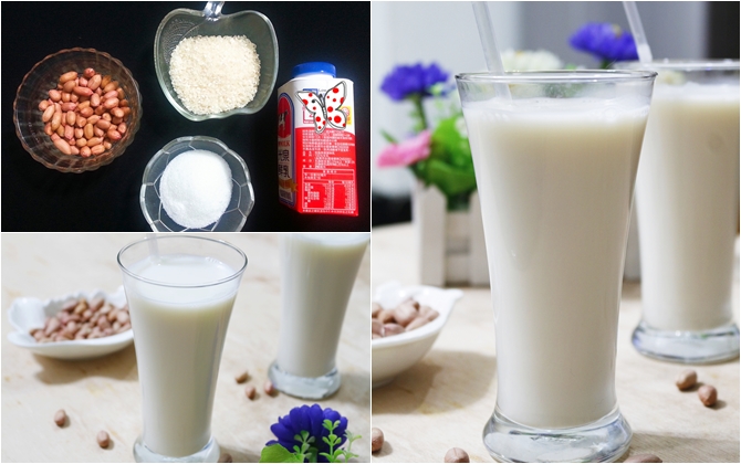 Cách làm sữa đậu phộng mát lành, thơm ngon