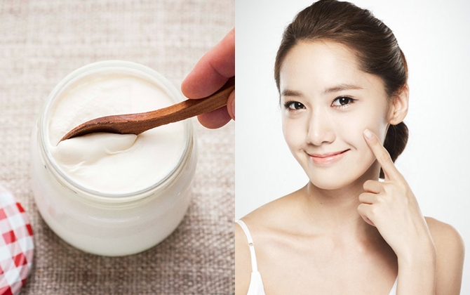 Da trắng như trứng gà bóc nhờ công thức đơn giản từ sữa chua