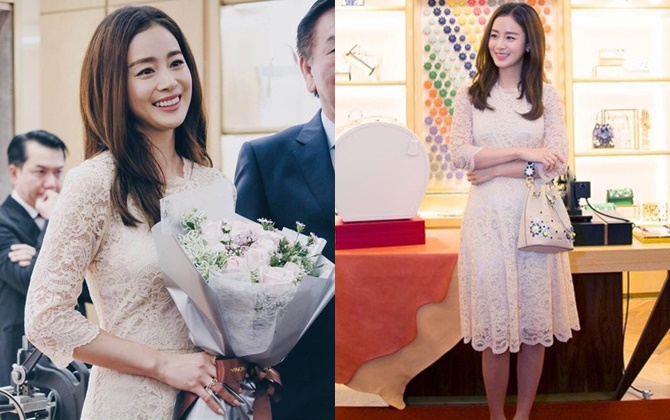 Kim Tae Hee có chồng càng mặn mà, duyên dáng