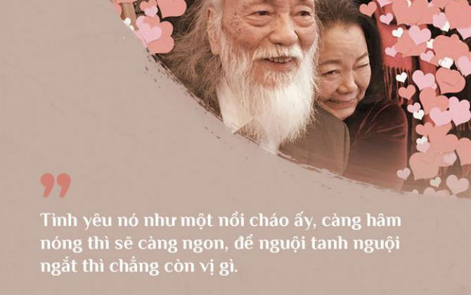 Cách vợ chồng thầy Văn Như Cương ở bên nhau trong những phút yếu mệt: 80 tuổi thì tình yêu cũng vẫn mãi xanh!