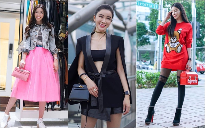 Style 'sang chảnh' của 'nữ chúa' nhiều túi Hermes nhất thế giới