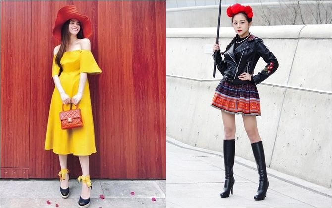 Hồ Ngọc Hà, Tam Triều Dâng 'phá đảo' street style tuần qua