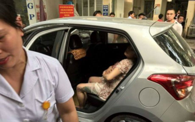 Pha cứu nguy cho bà bầu vượt cạn hiếm có của CSGT