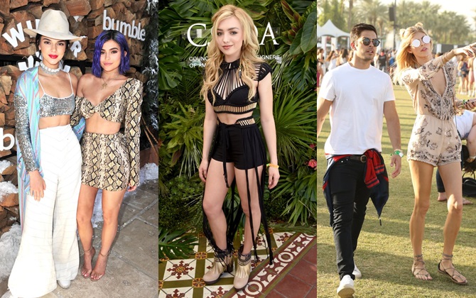 Chị em nhà Kardashian diện đồ 'chất chơi' tại Lễ hội âm nhạc Coachella