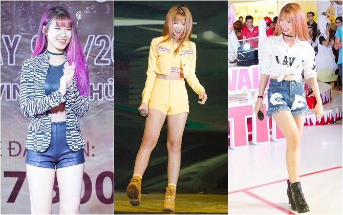 Dù người 'ngắn một mẩu' nhưng Khởi My vẫn có cách này 'kéo chân' dài miên man