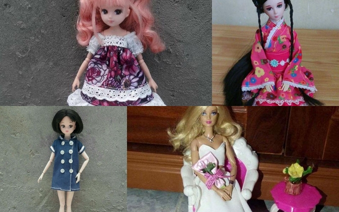 May trang phục cho búp bê giá rẻ - Thú vui của mẹ bỉm sữa lúc ở cữ