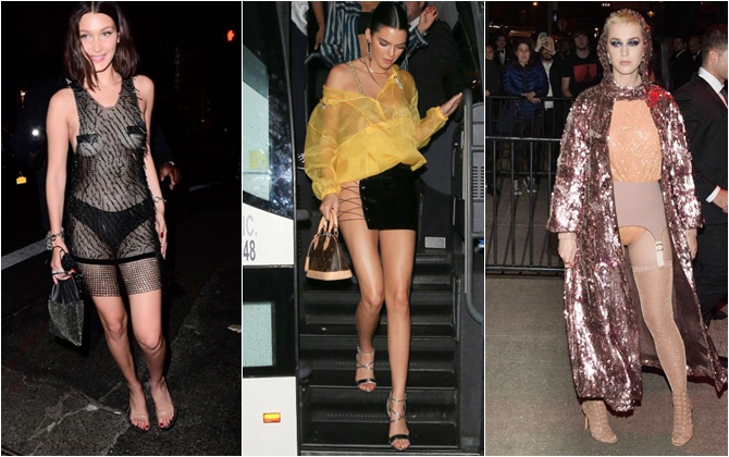 Kendall Jenner, Katy Perry tích cực khoe da thịt tại tiệc hậu Met Gala 2017