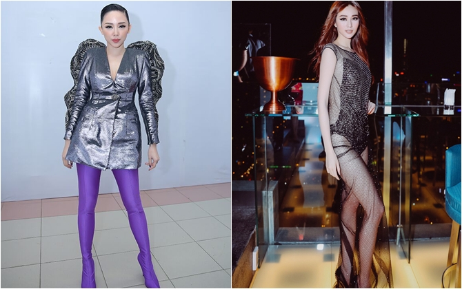 Tóc Tiên béo ục ịch, Khánh My phô da thịt phản cảm