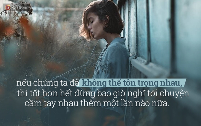 Một khi đã phản bội tình yêu thì đừng bao giờ cầu xin được tha thứ