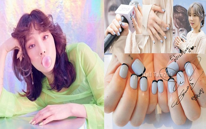 Những mẫu nail sành điệu và hút hồn người hâm mộ của Taeyeon (SNSD)