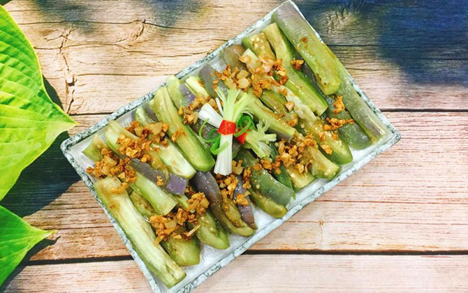 Chưa đến 10 phút cho món salad cà tím ngon tuyệt đỉnh