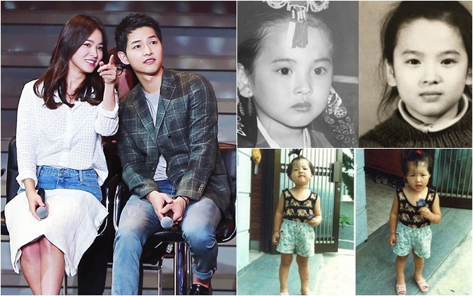 Ngắm ảnh thời răng sún của Song Hye Kyo, Song Joong Ki được fan 'đào bới'