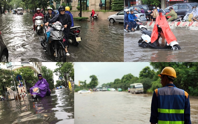 Những tuyến đường có thể ngập sâu khi mưa lớn, người Hà Nội nên cập nhật